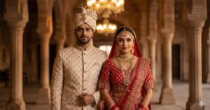 Traditional Wedding Style Royal Portrait