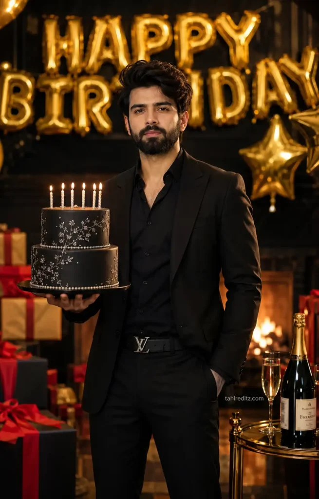 Luxury Birthday Portrait for Men