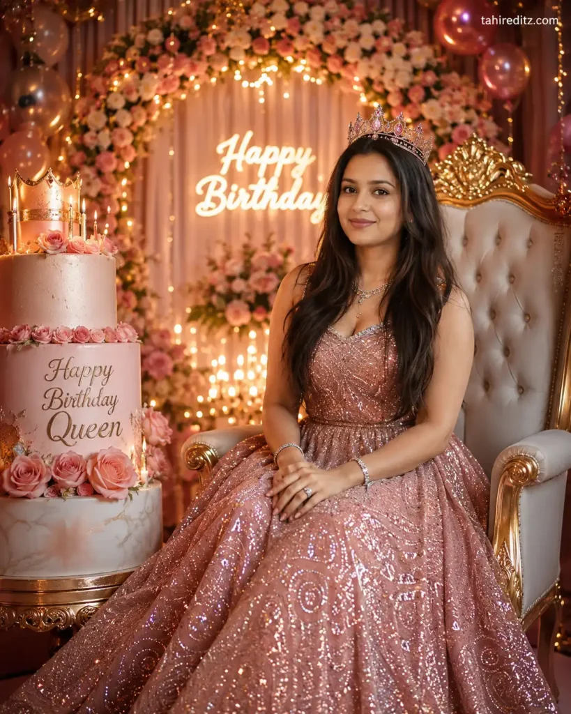 Birthday Queen Royal Photoshoot