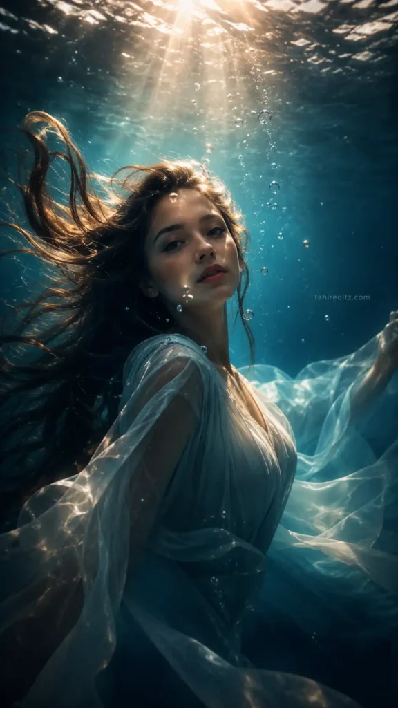 Angelic Underwater Dream Portrait