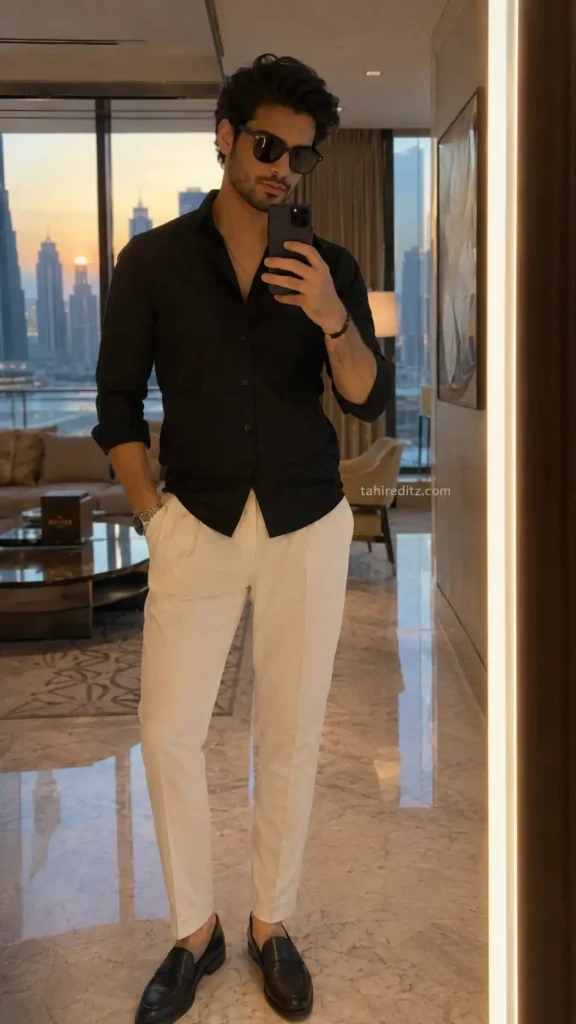 Fashion Influencer Mirror Selfie