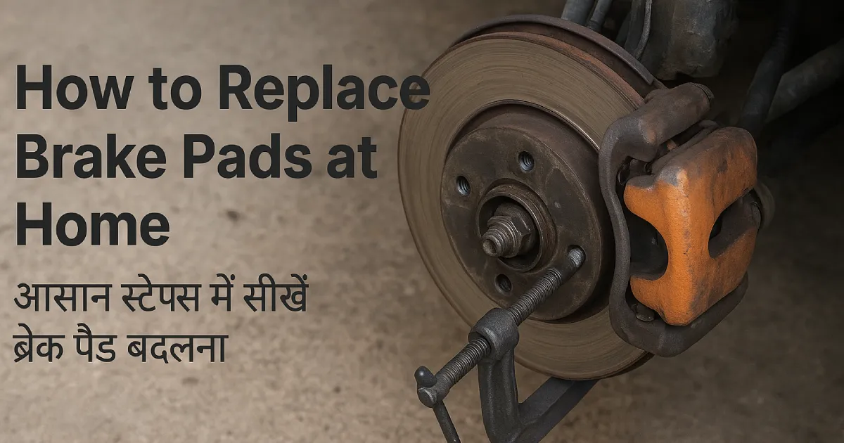 How to Replace Brake Pads at Home: आसान स्टेप्स में सीखें ब्रेक पैड बदलना