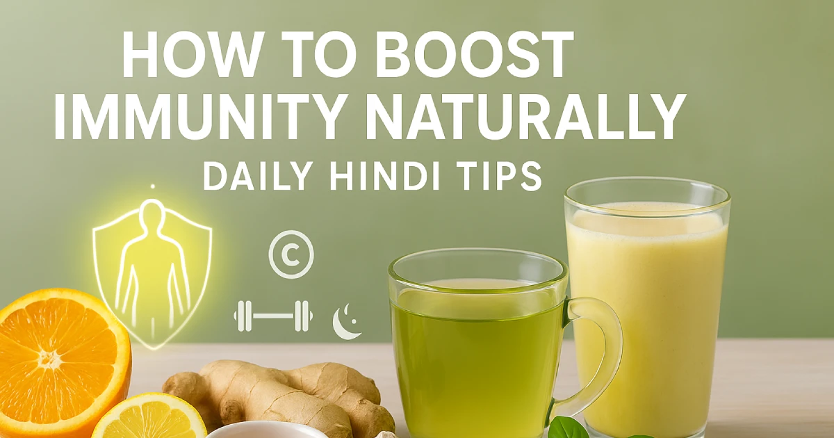 How to Boost Immunity Naturally: Daily Hindi Tips