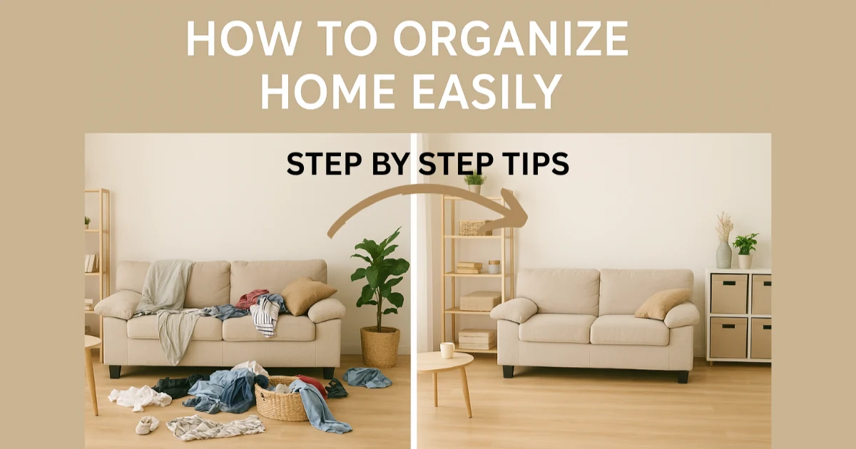 How to Organize Home Easily: Step by Step Tips in Hindi