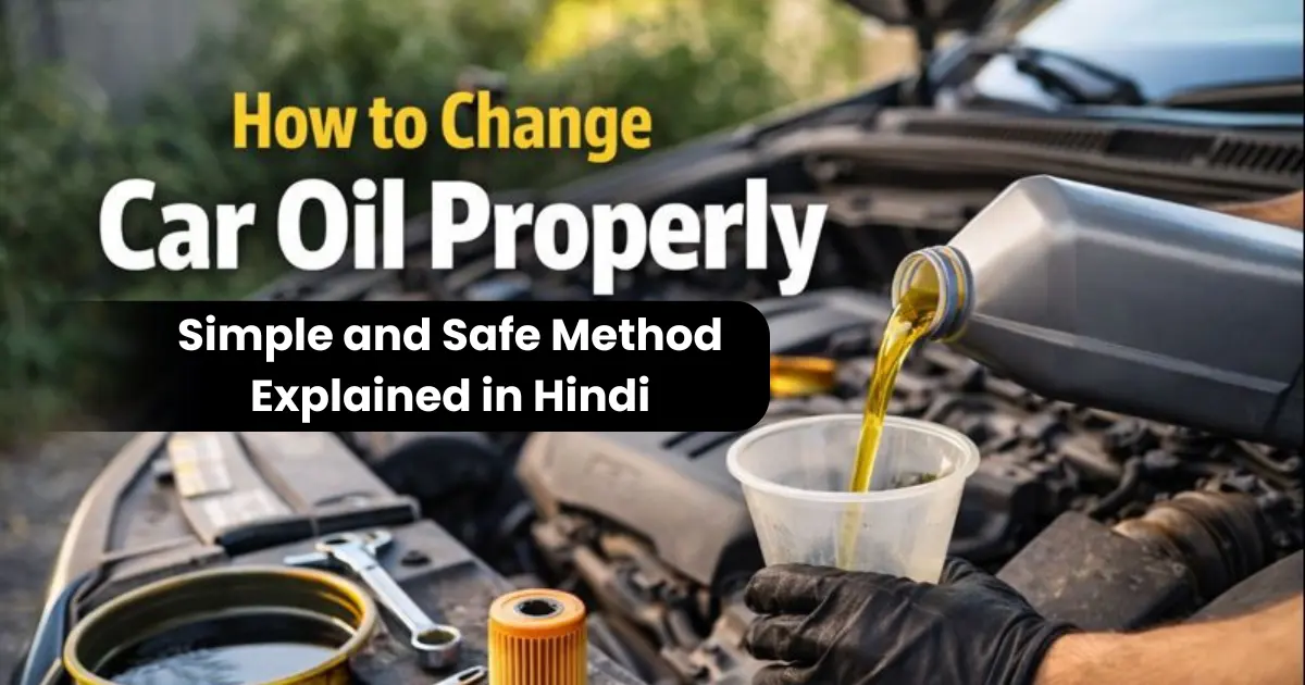 How to Change Car Oil Properly: Simple and Safe Method Explained in Hindi