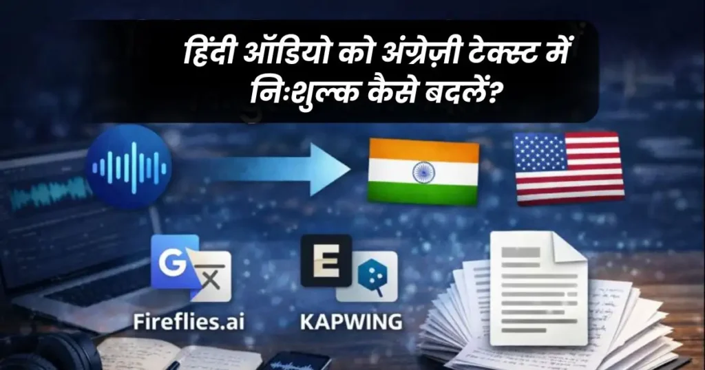 How to Convert Hindi Audio Podcasts to Text Free: Step-by-Step Hindi Guide