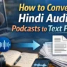 How to Convert Hindi Audio Podcasts to Text Free: Step-by-Step Hindi Guide