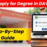 How to Apply for Degree in DAVV Online: Complete Hindi Guide