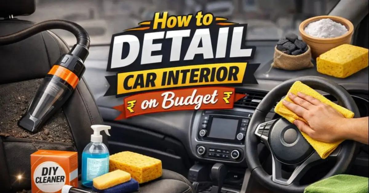 How to Detail Car Interior on Budget: Complete Hindi Guide 2026