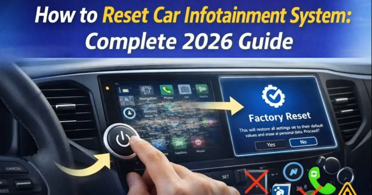 How to Reset Car Infotainment System: Complete Guide in Hindi 2026