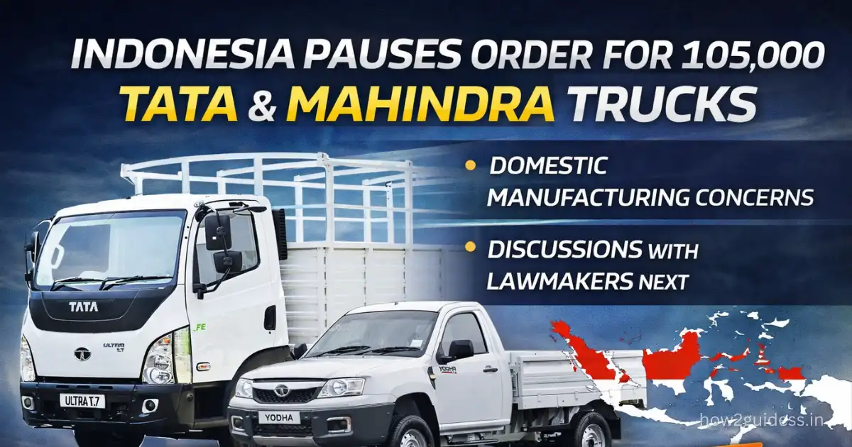 Indonesia Pauses Tata and Mahindra Truck Order: What It Means for the Auto Industry
