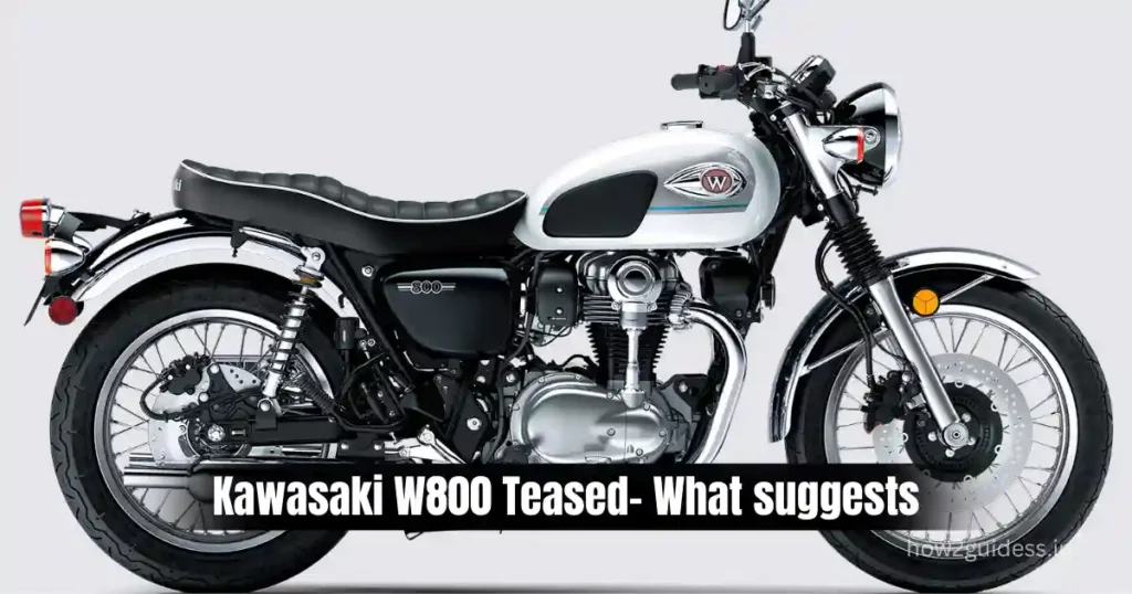 Kawasaki W800 Teased in India as W Lineup Marks 60 Years