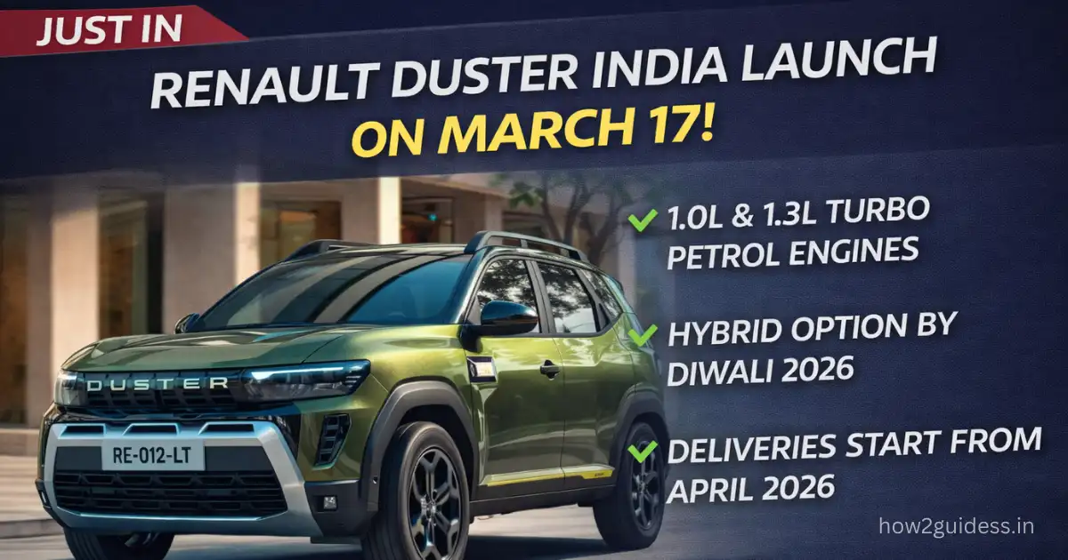 2026 New Renault Duster India-spec SUV ahead of March 17 launch