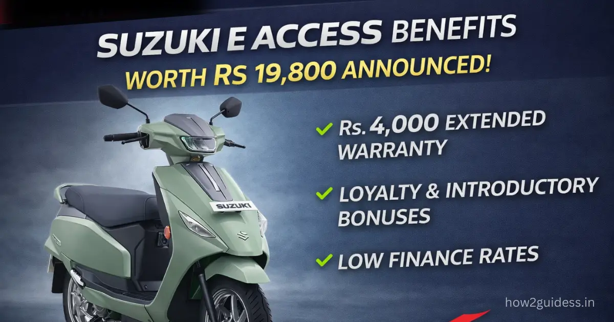 Suzuki E Access Benefits Worth Rs 19,800 Announced in India, Warranty & Offers