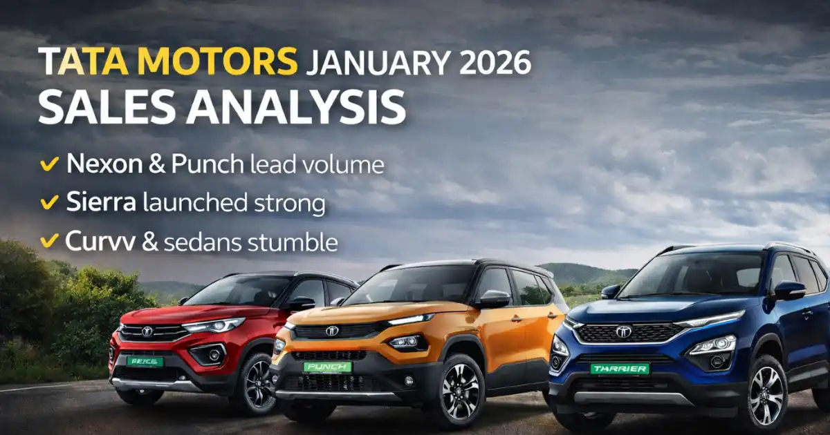 Tata Motors January 2026 Sales Analysis: Nexon, Punch, Sierra Drive Growth