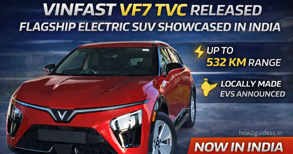 VinFast VF7 TVC Released: Flagship Electric SUV Showcased Ahead of India Push