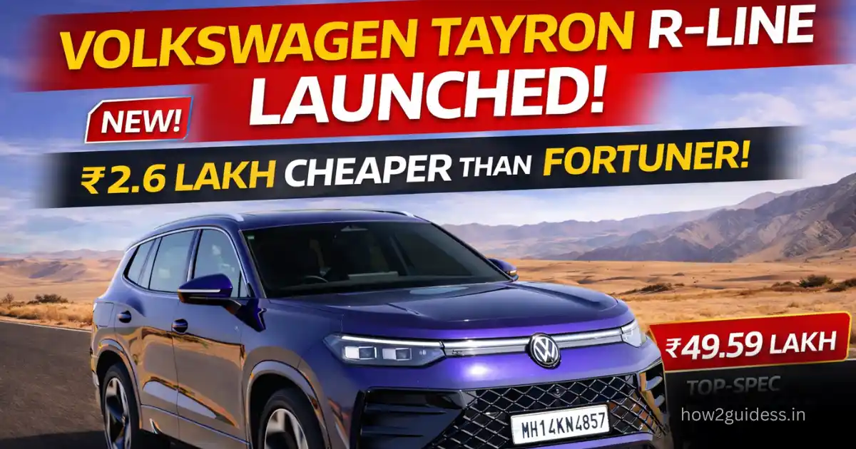 Volkswagen Tayron R-Line Launched In India At Rs 46.99 Lakh