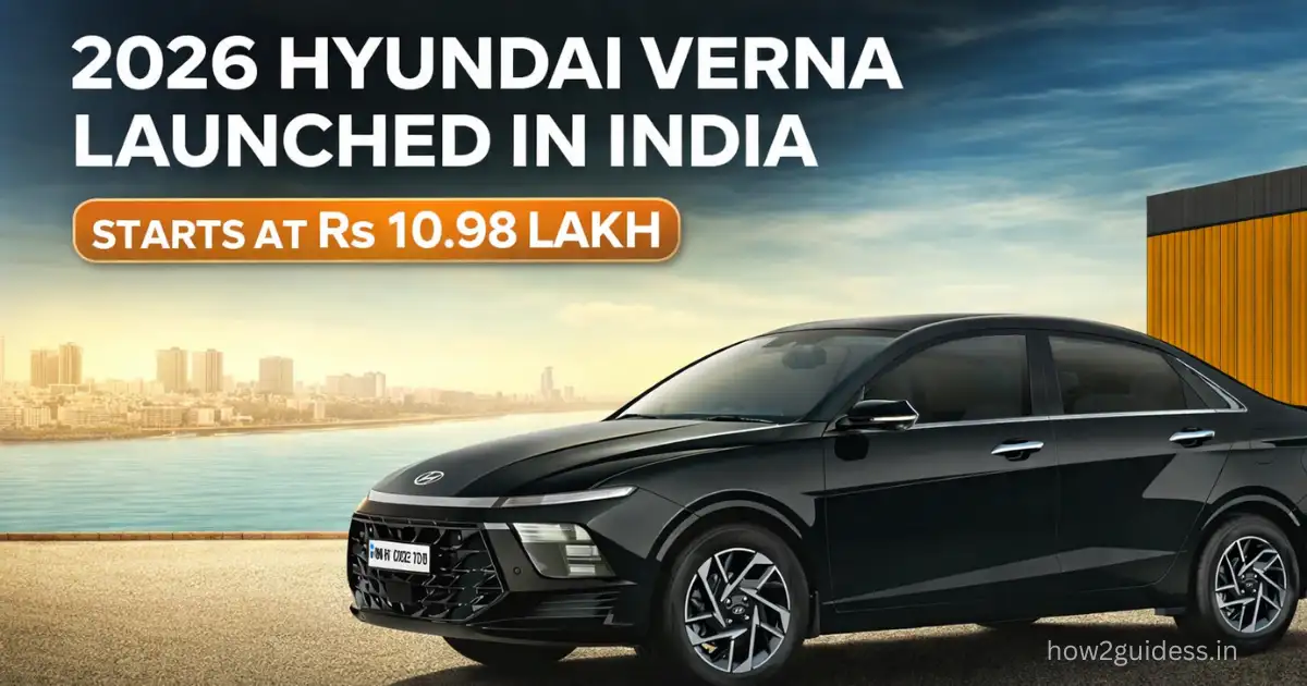 2026 Hyundai Verna Launched in India at Rs 10.98 Lakh – New Features, Variants & Price List