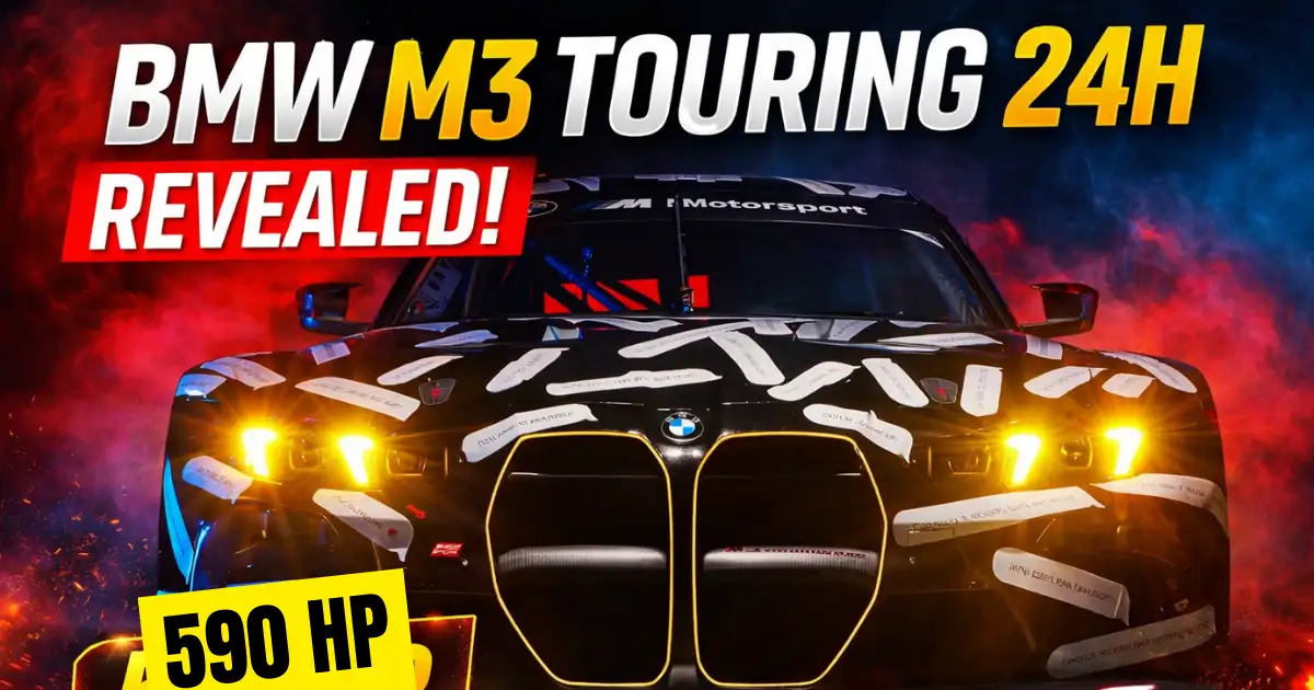 BMW M3 Touring 24H Revealed Ahead Of Nürburgring 2026 Debut With 590 hp