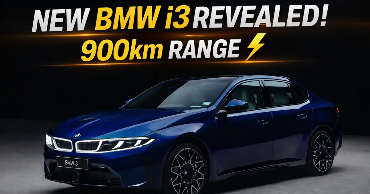 BMW i3 Electric Sedan Revealed With 900km Range: Neue Klasse EV Details