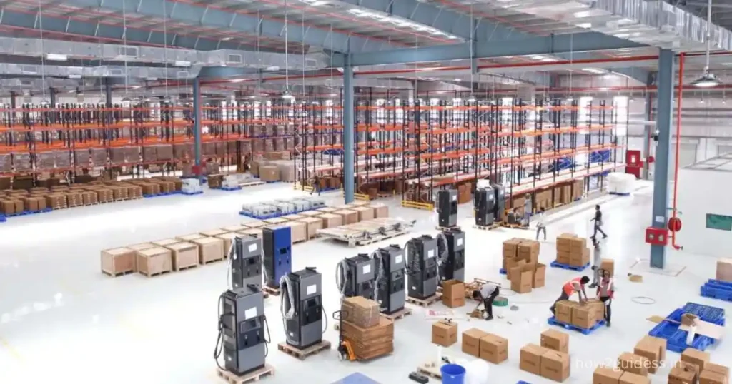 Exicom EV charging equipment manufacturing facility Hyderabad