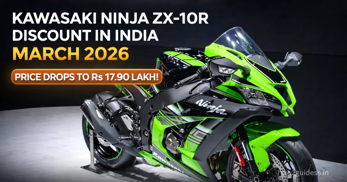 Kawasaki Ninja ZX-10R Discount March 2026: Price Drops to Rs 17.90 Lakh in India