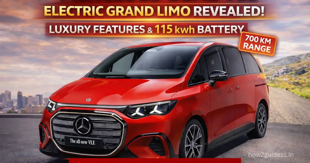 Mercedes-Benz VLE Electric Grand Limo Revealed With 700 km Range