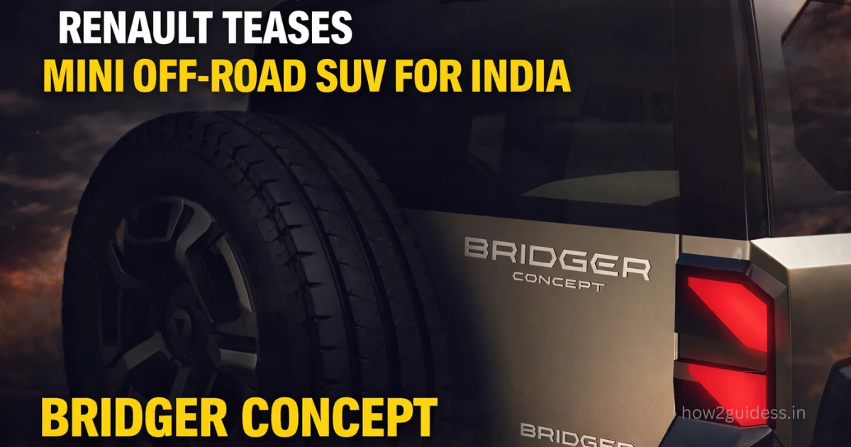 Renault Bridger Concept Teased: Mini Off-Road SUV For India In The Works?