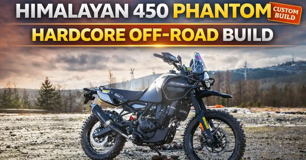 Royal Enfield Himalayan 450 Phantom Revealed With Rally-Ready Off-Road Upgrades