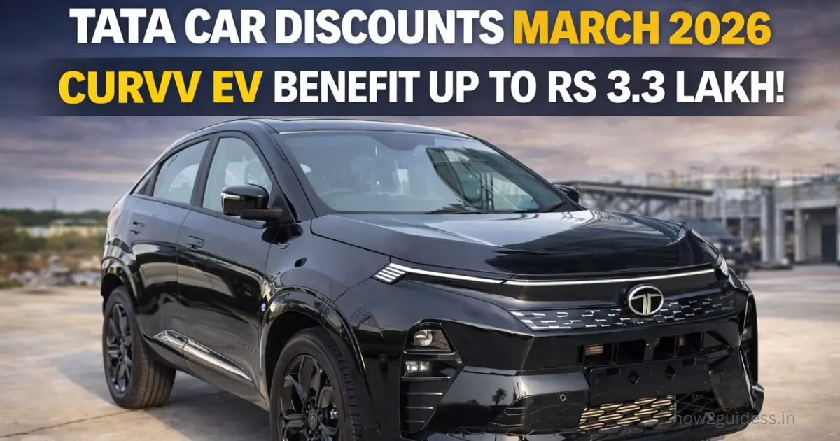 Tata Car Discounts March 2026: Curvv EV Gets Up To Rs 3.3 Lakh Benefit