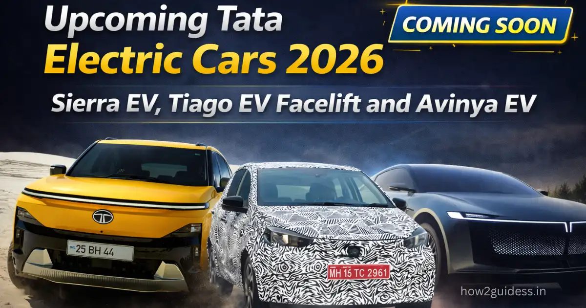 Upcoming Tata Electric Cars 2026: Sierra EV, Tiago EV Facelift And Avinya EV